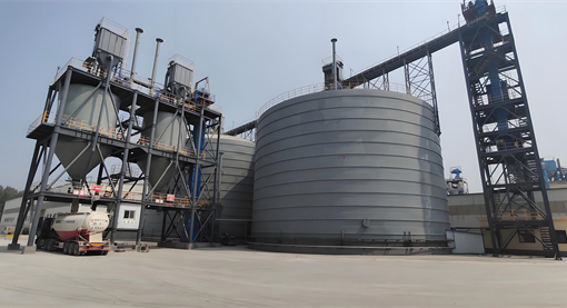 绥化大型钢板仓夏季建造施工难度